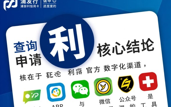 浦发信用卡申请进度怎么查询,官方查询入口在哪里? 浦发信用卡申请进度怎么查询