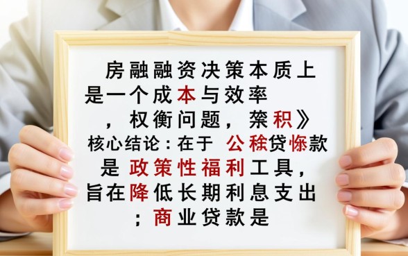 公积金贷款和商业贷款的区别是什么,哪个更划算? 公积金贷款和商业贷款的区别是什么