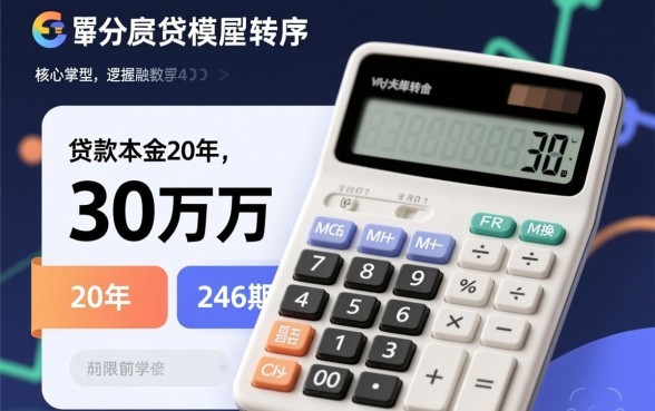 商业贷款30万20年每月还多少