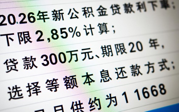 30万公积金贷款20年月供多少