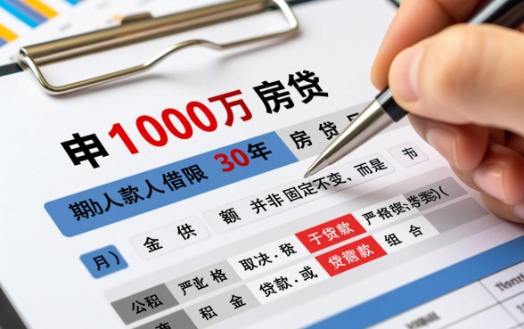 100万贷款30年月供是多少