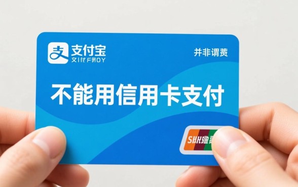 为什么支付宝不能用信用卡支付