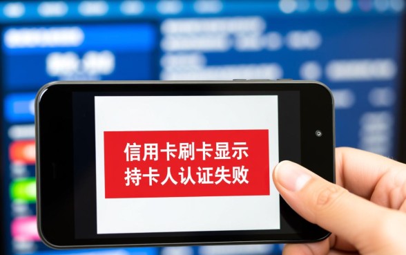 信用卡刷卡显示持卡人认证失败怎么办