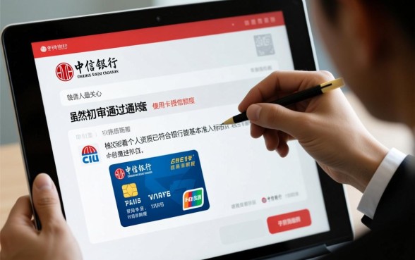 中信信用卡初审通过怎么查额度