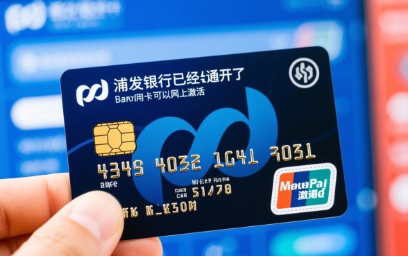 浦发银行信用卡可以网上激活吗