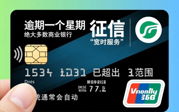 信用卡逾期一个星期会上征信吗