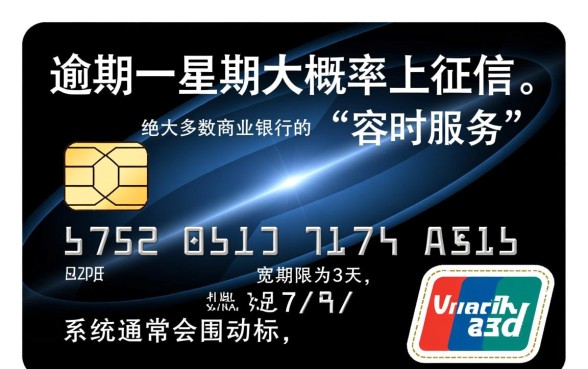 信用卡逾期一个星期会上征信吗