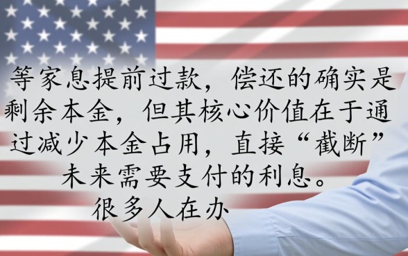 等额本息提前还款还的是本金吗