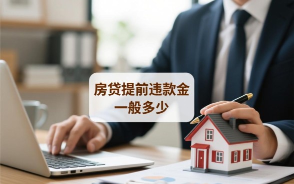 房贷提前还款违约金一般是多少