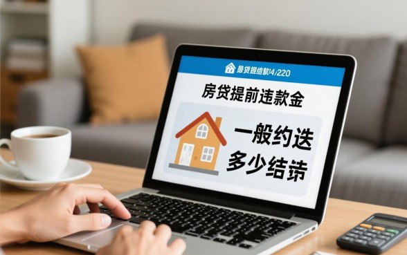 房贷提前还款违约金一般是多少