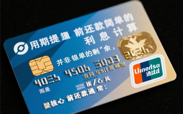 信用卡分期提前还款利息怎么算