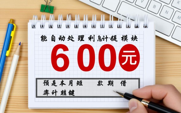 预提本月短期借款利息600元怎么做