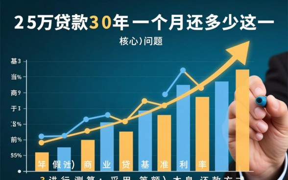 25万贷款30年一个月还多少