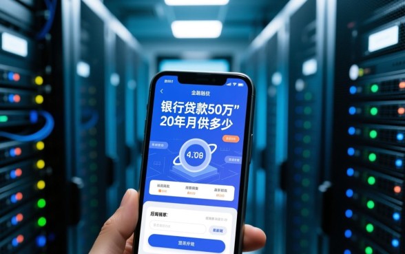银行贷款50万20年月供多少