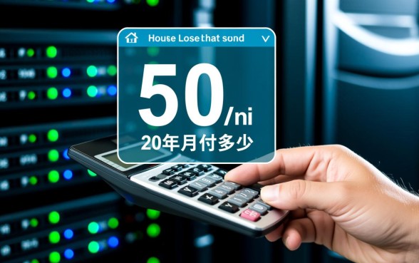 房子贷款50万20年月供多少