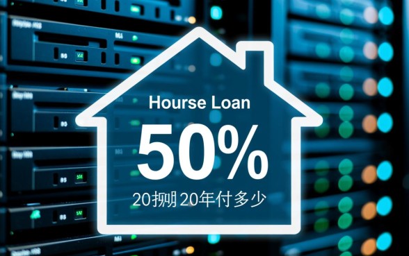 房子贷款50万20年月供多少