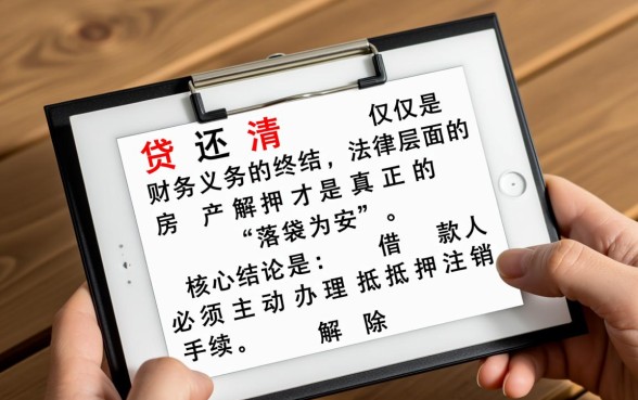 房贷还清后需要办什么手续