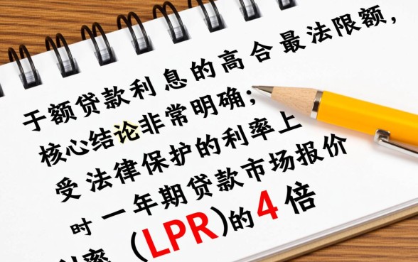 小额贷款利息最高多少是合法的