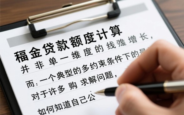 如何知道自己公积金能贷款多少