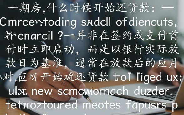 贷款买期房什么时候开始还贷款