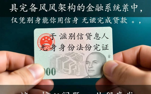 别人能用你的身份证信息贷款吗,身份证丢了别人能贷款吗 别人能用你的身份证信息贷款吗
