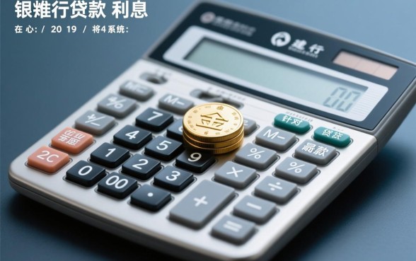建行贷款利息2019最新利率是多少