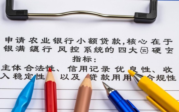 农业银行小额贷款需要什么条件