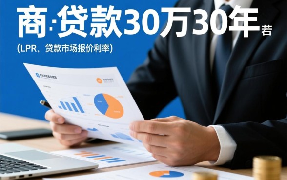 商业贷款30万30年月供多少