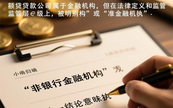 小额贷款公司是否属于金融机构