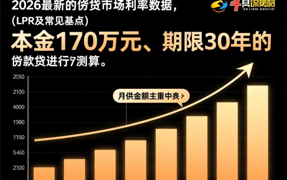 贷款170万30年每月还多少