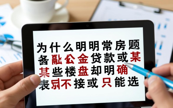 为什么有的楼盘不能公积金贷款,买房为什么不能用公积金贷款 为什么有的楼盘不能公积金贷款