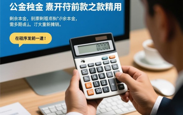 公积金贷款提前还款利息怎么算