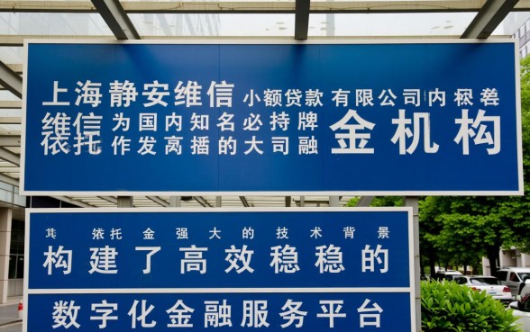 上海静安维信小额贷款有限公司正规吗