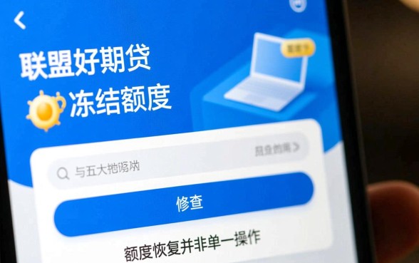招联好期贷额度冻结怎么恢复