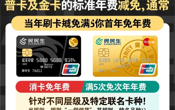 民生信用卡一年刷几次免年费