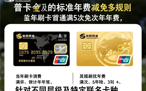 民生信用卡一年刷几次免年费
