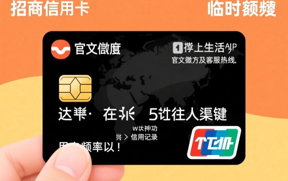 招商信用卡怎么申请临时额度