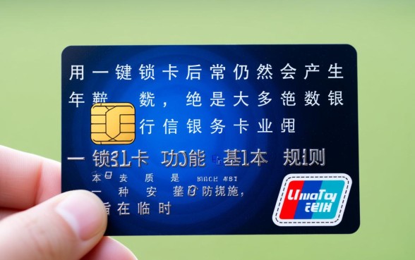 信用卡一键锁卡后还有年费吗