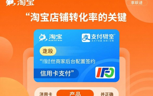 淘宝卖家怎么开通信用卡支付