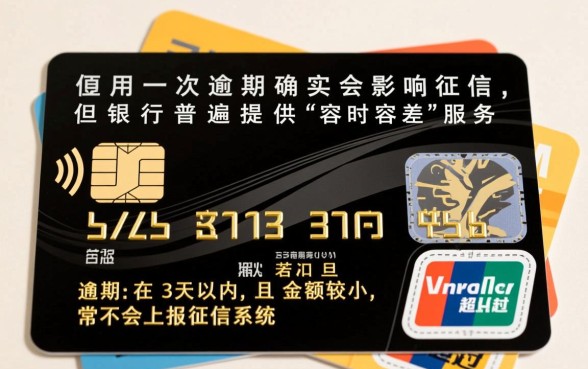 信用卡一次逾期会影响征信吗