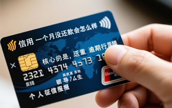 信用卡一个月没还款会怎么样