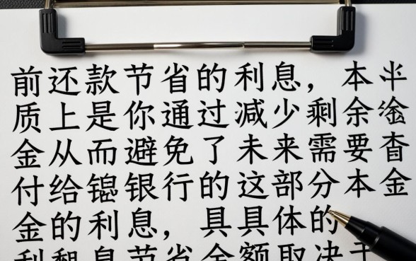 房贷提前还款利息怎么算