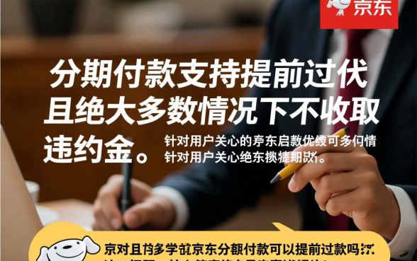 京东分期付款可以提前还款吗,怎么操作有手续费吗 京东分期付款可以提前还款吗