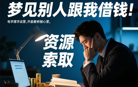 梦见别人跟我借钱是什么意思,周公解梦有什么预兆 梦见别人跟我借钱是什么意思