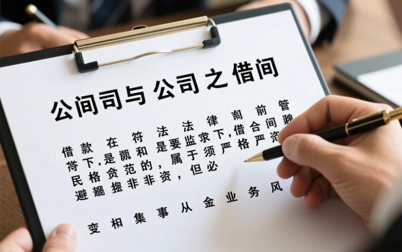 公司与公司之间借款是否合法