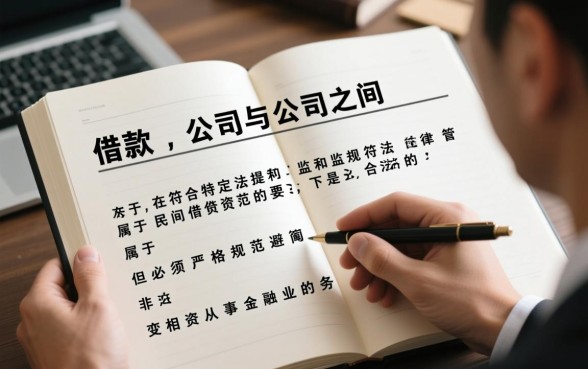 公司与公司之间借款是否合法