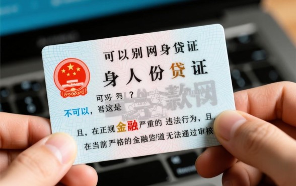 拿别人身份证可以网上贷款吗