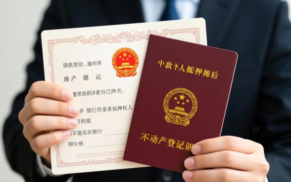 买房贷款房产证是压给银行吗