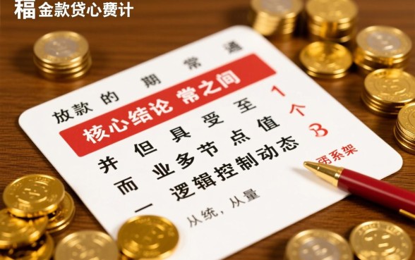 公积金贷款一般多长时间放款