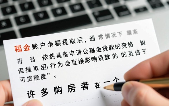 公积金的钱取出来还能贷款吗